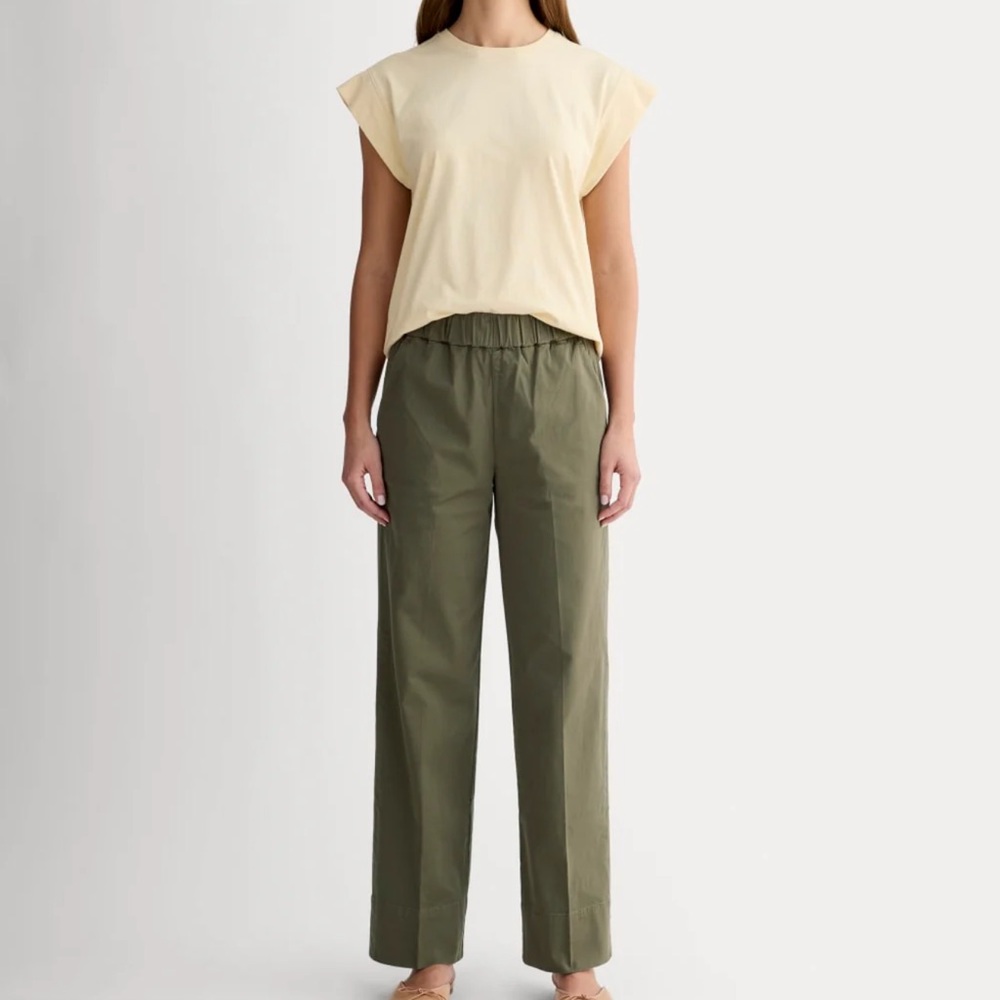 Everlane Easy Pants - Kalamata (Olive Green)